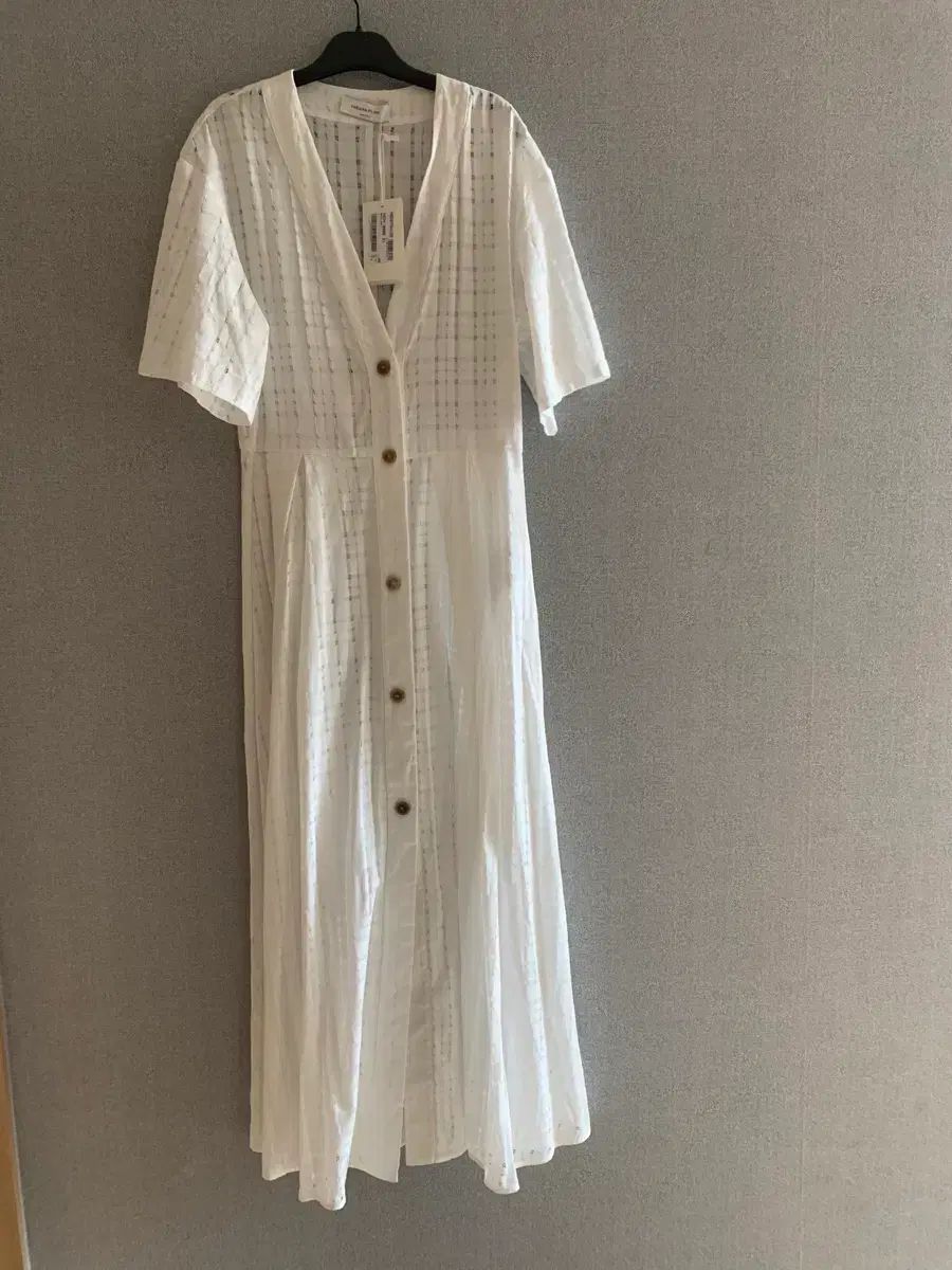 新品 ファビアナフィリッピ 白 ロング丈ワンピース