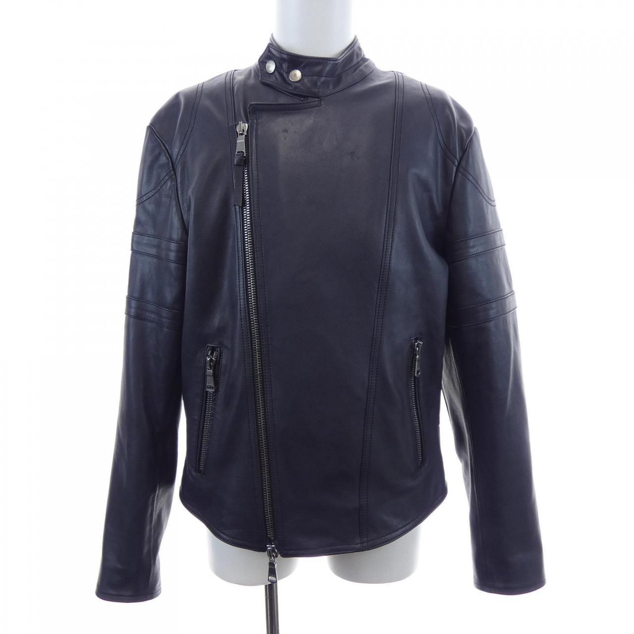 グッチ GUCCI 497397-XG549 レザーライダースジャケット