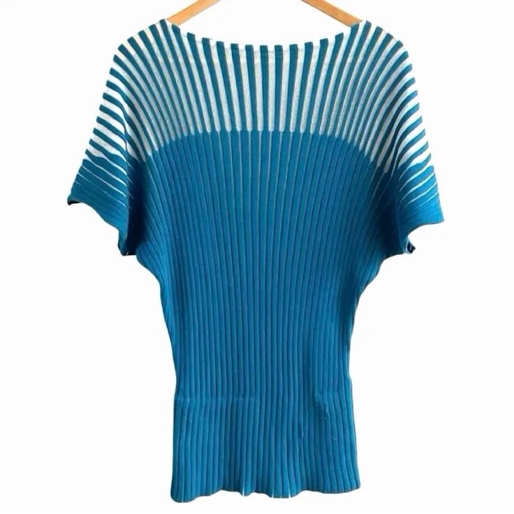 ISSEY MIYAKE イッセイミヤケ 半袖 プリーツ ニット セーター IM53KN003 レディース 2 7,300円