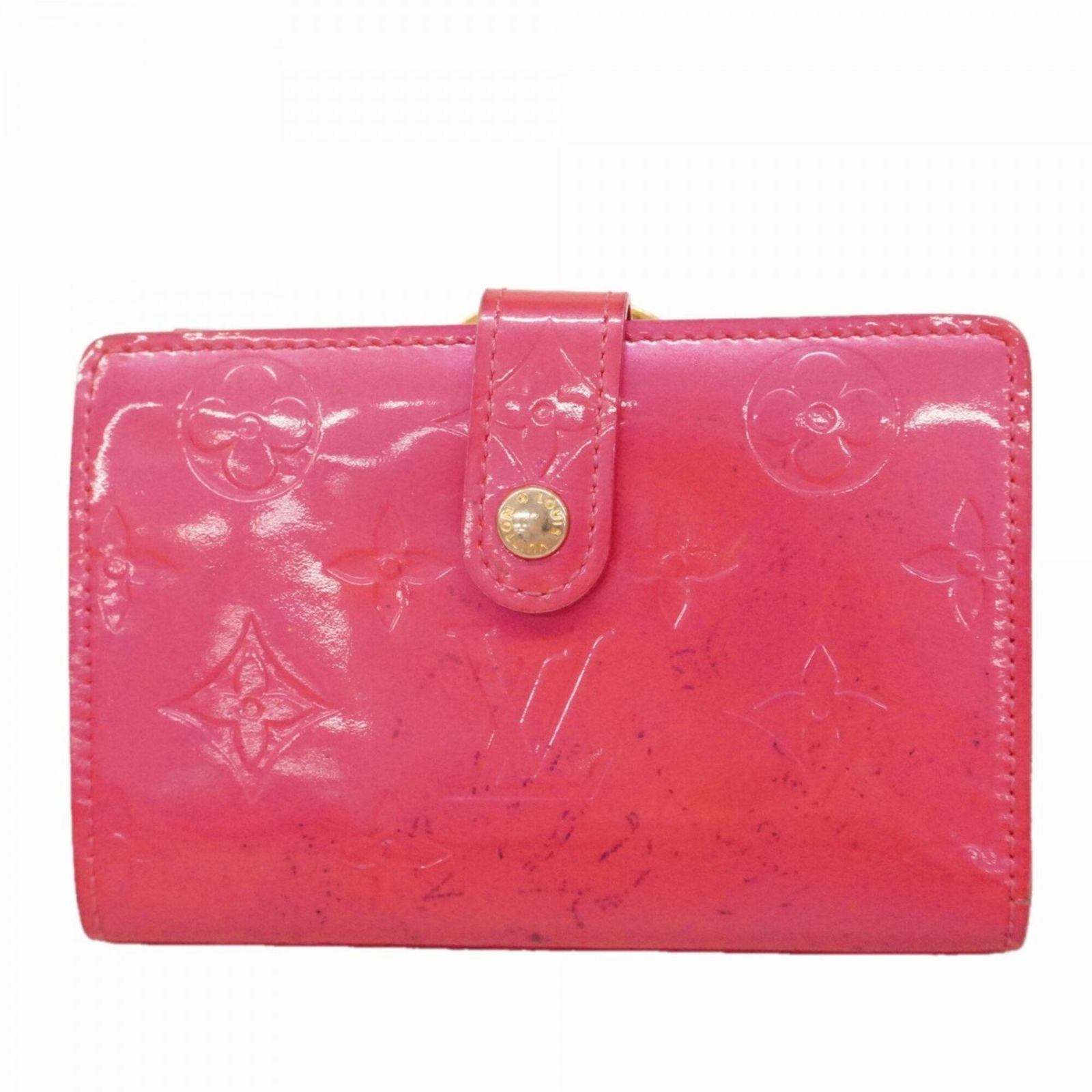 ルイ・ヴィトン(Louis Vuitton) ルイ・ヴィトン 財布 ヴェルニ ポルトモネビエヴィエノワ M91254 フューシャピンクレディース