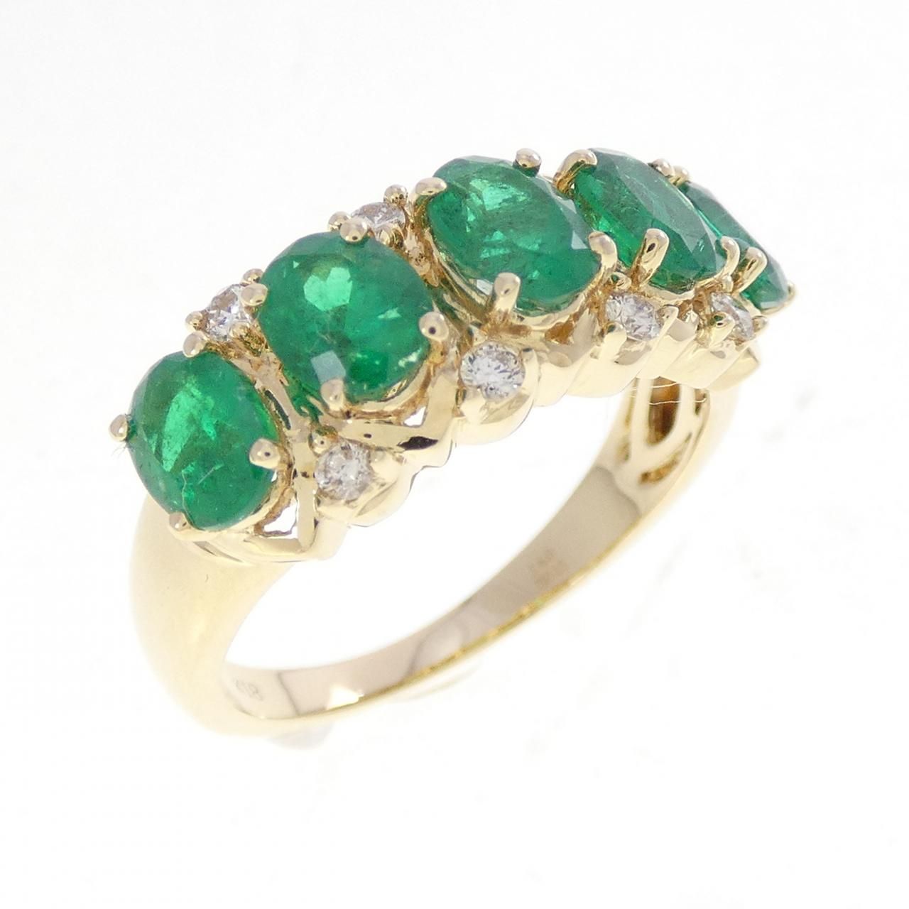K18YG エメラルド リング 1.60CT