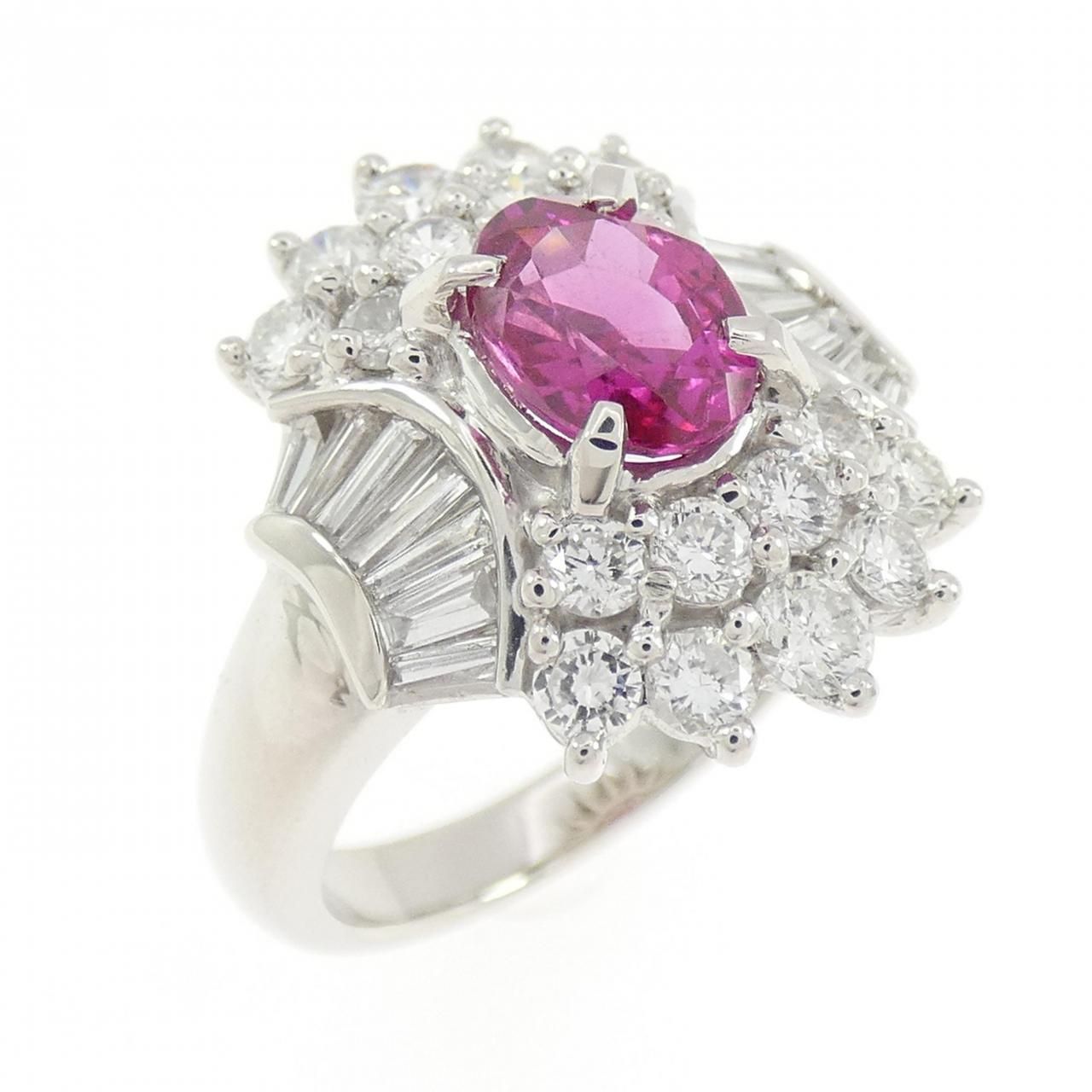 PT900 ルビー リング 1.13CT