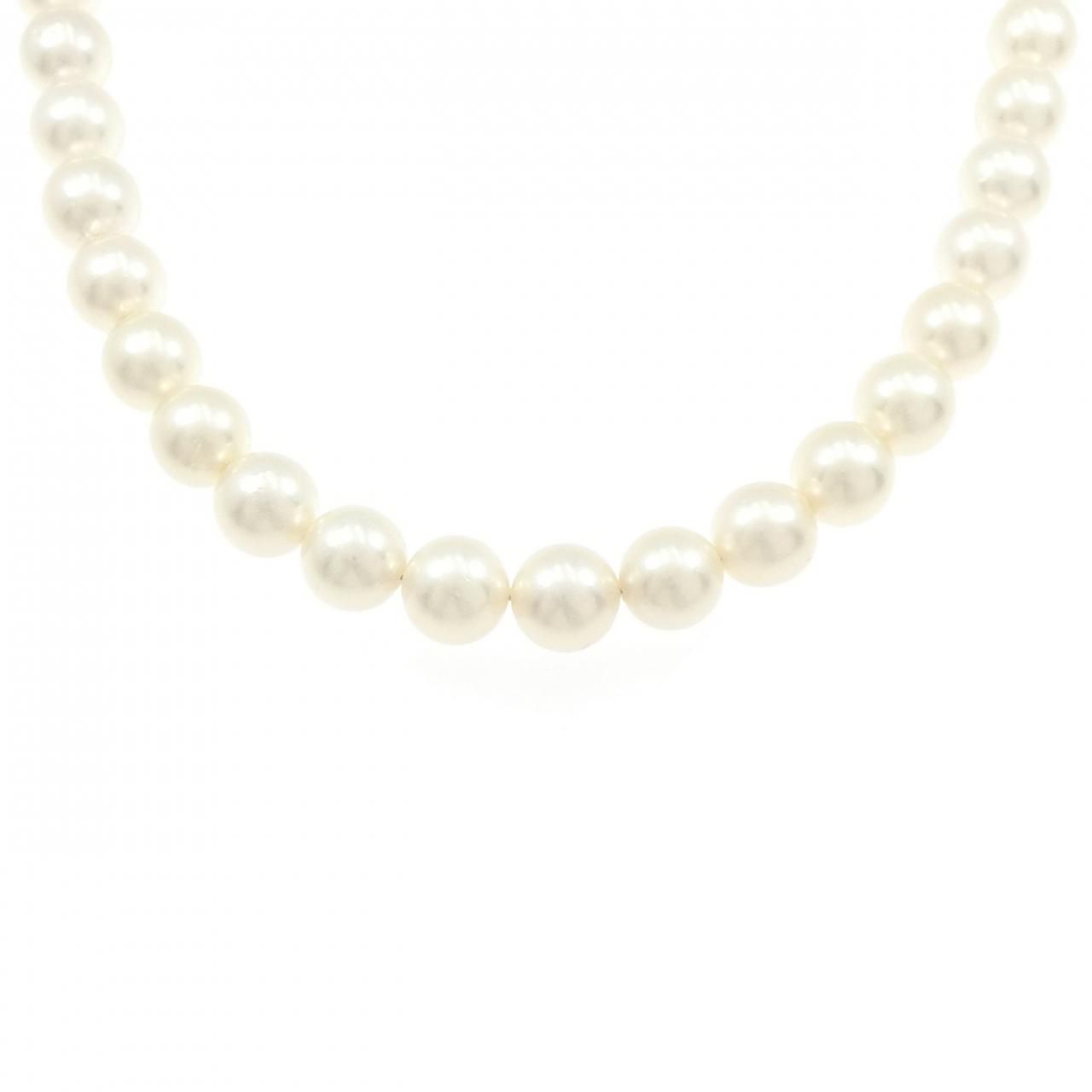 シルバークラスプ アコヤパール ネックレス 7.5-8mm