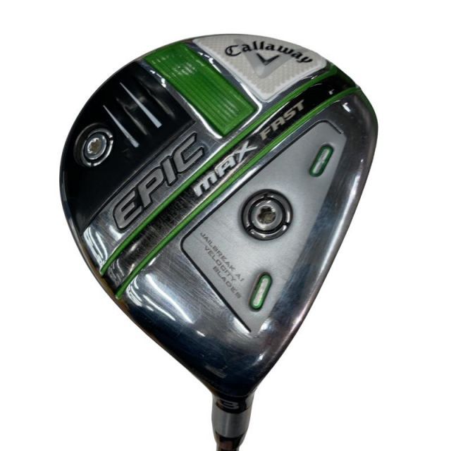 【中古】 キャロウェイ EPIC MAX FAST 3W フェアウェイウッド FW Speeder EVOLUTION for CW 40(2021 EPIC FW) (フレックスR) メンズ 男性用 右利き 右用 Cランク ゴルフクラブ