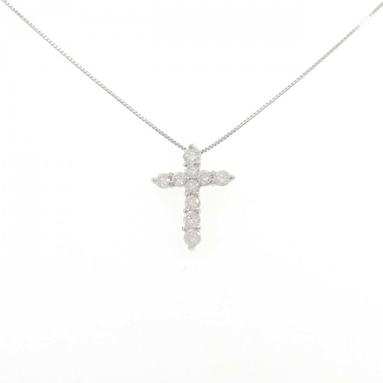 PT900/PT850 ダイヤモンド ネックレス 1.00CT