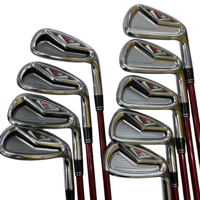 【中古】 テーラーメイド R9 9S アイアンセット IR Motore 60 (フレックスS) メンズ 男性用 右利き 右用 Dランク ゴルフクラブ