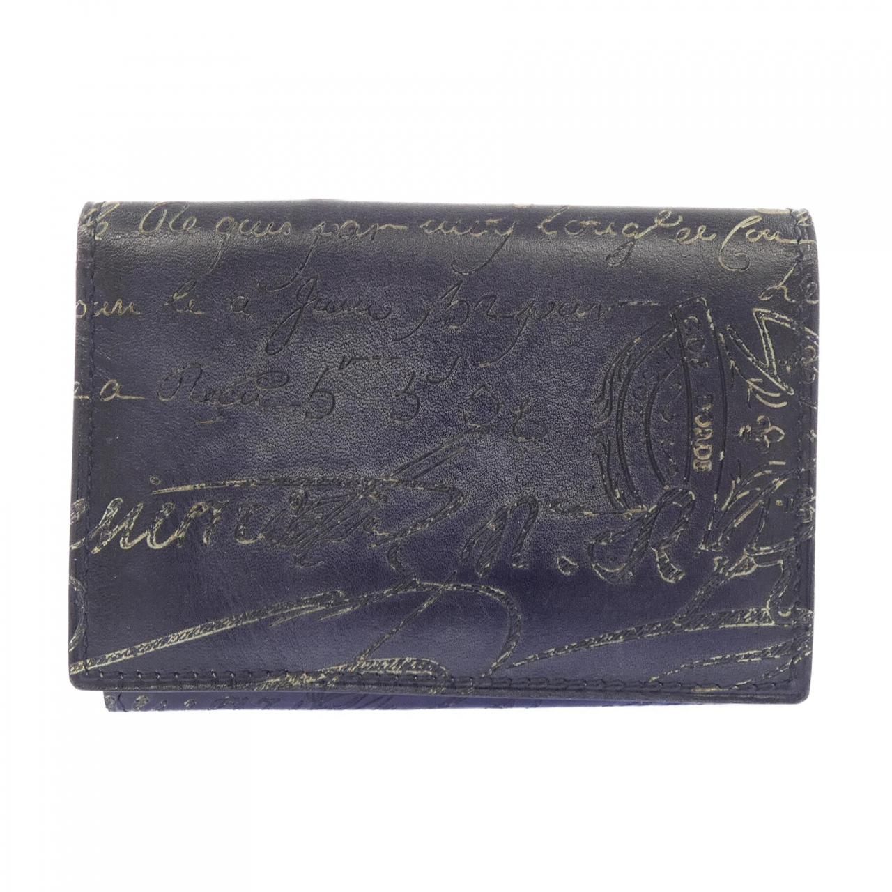 ベルルッティ Berluti インブイアスクリットレザーカードホルダー CARD CASE