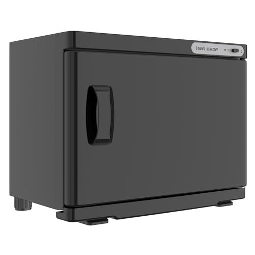 タオルウォーマー タオルスチーマー 23L タオル蒸し器 おしぼり蒸し器 ホットボックス 前開き タオル おしぼり 蒸しタオル 業務用 大型 ブラックｍａ