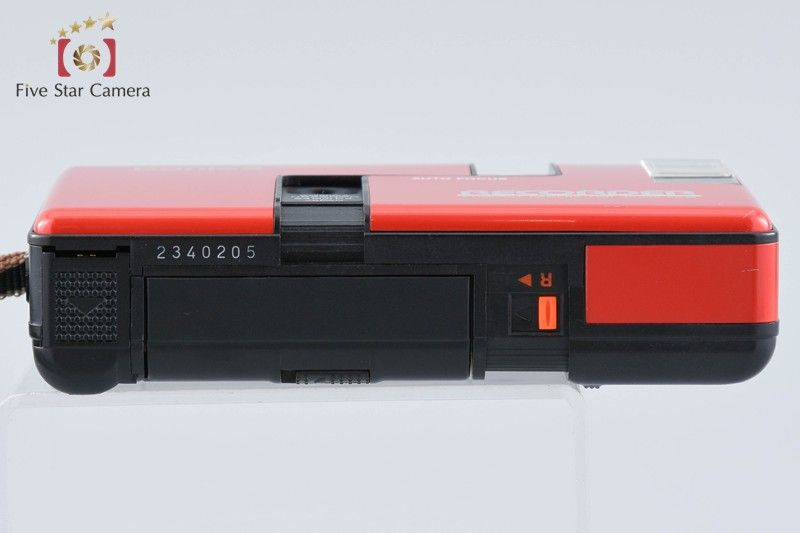 中古】KONICA コニカ RECORDER レッド コンパクトフィルムカメラ