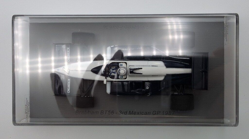 Spark model 1/43 Brabham BT56 No.7 3rd Mexican GP 1987 Riccardo