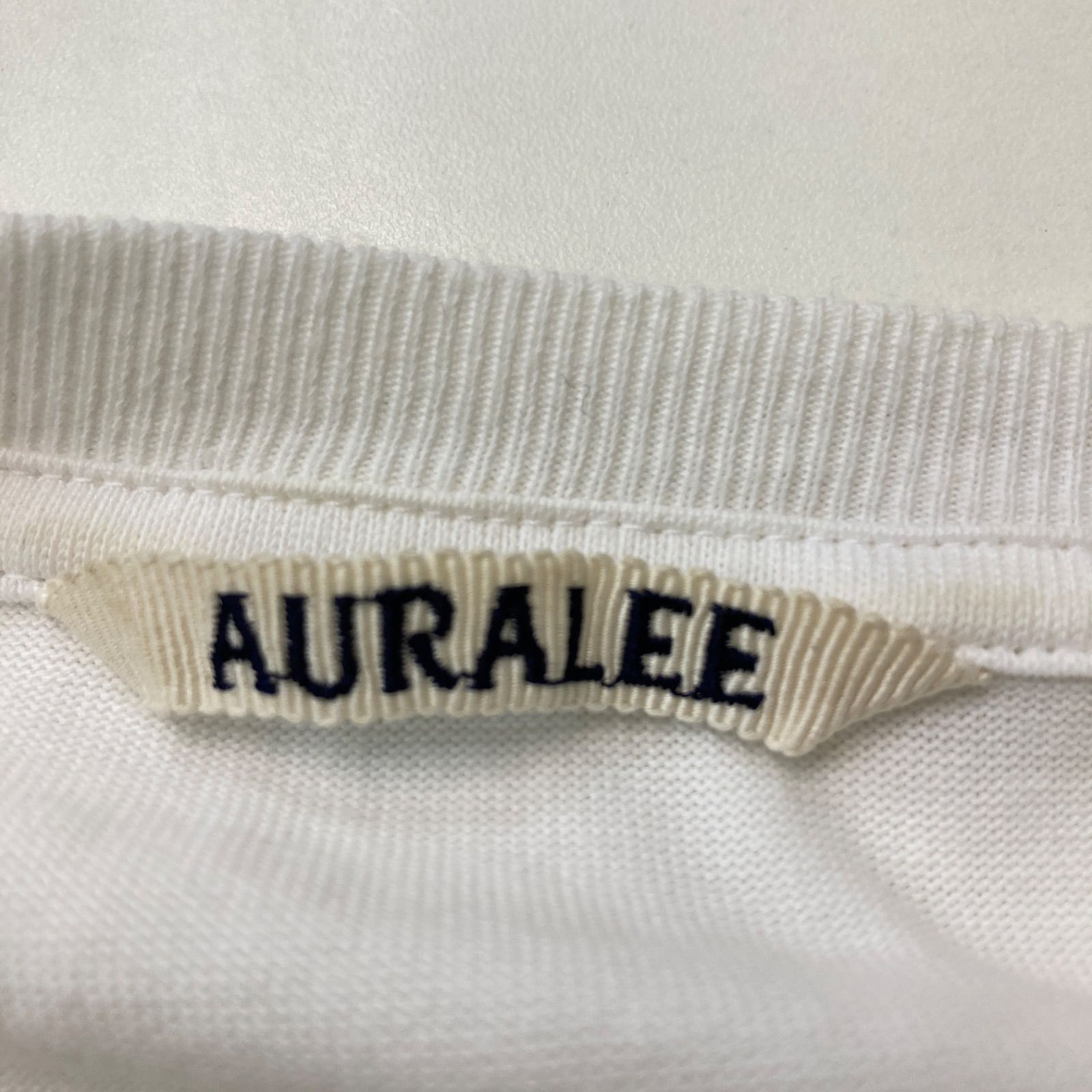 AURALEE オーラリー トップス 半袖 Tシャツ ホワイト メンズ 日本製 5