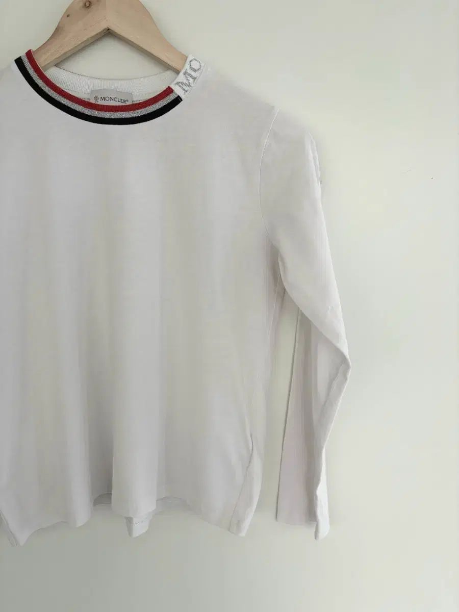モンクレール MONCLER Tシャツ ロンT 長袖 白 ブランド - メンズ 長袖T