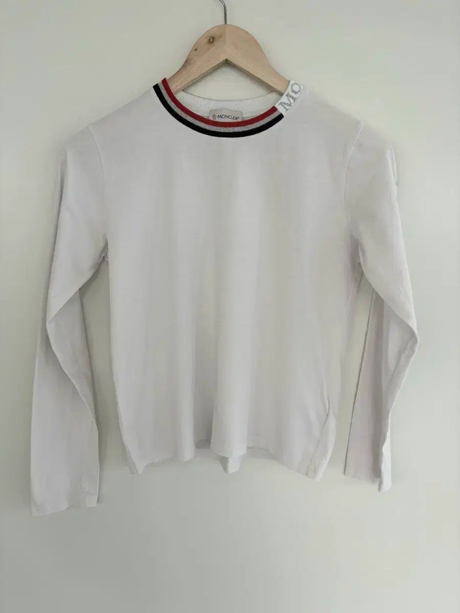 モンクレール MONCLER Tシャツ ロンT 長袖 白 ブランド - メンズ 長袖T