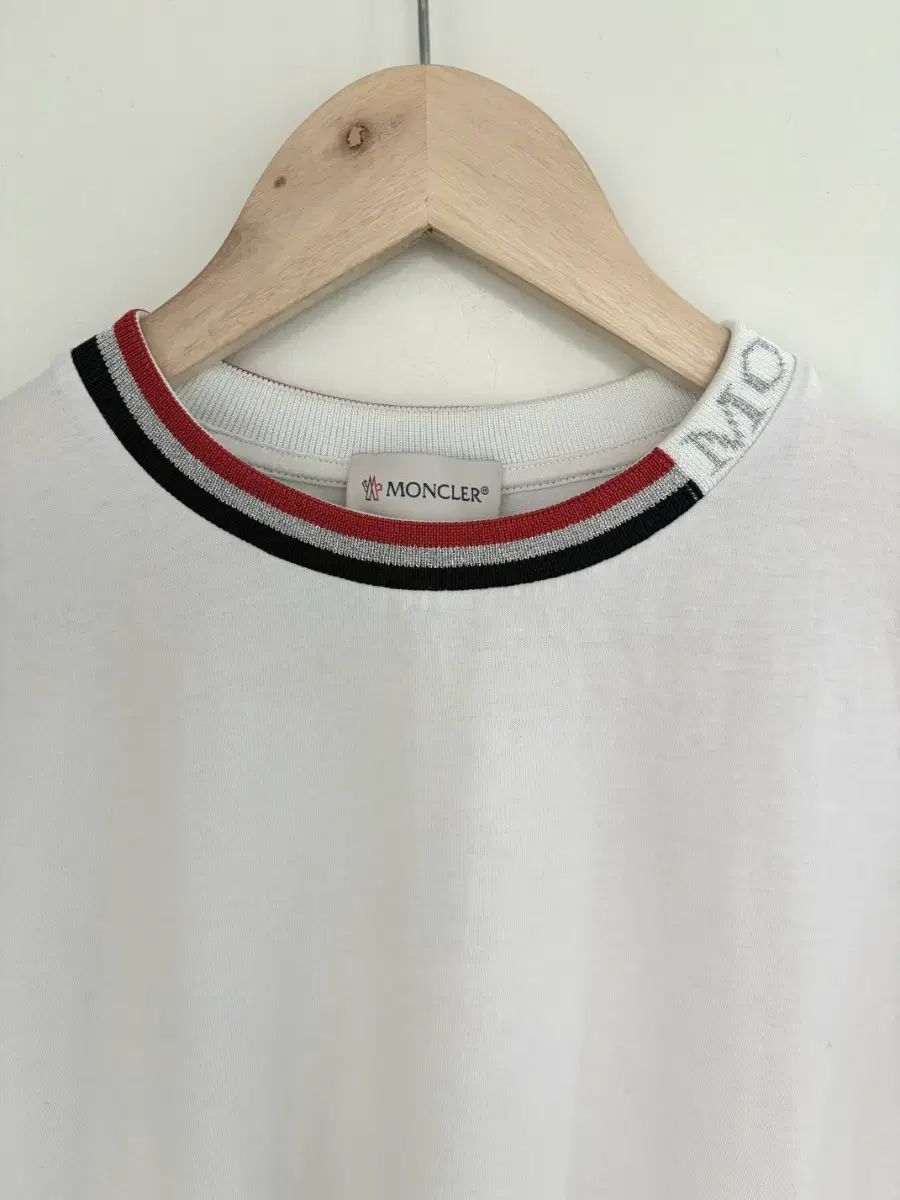 モンクレール MONCLER Tシャツ ロンT 長袖 白 ブランド - メンズ 長袖T