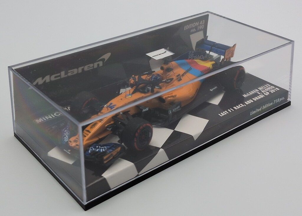 MINICHAMPS 1/43マクラーレン McLaren MCL33 F.Alonso LAST F1 RACE,ABU DHABI GP 2018 186414