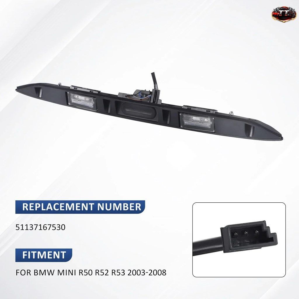 51137167530 2002-2008 BMW MINI COOPER R50 R52 R53 リアトランクハッチハンドル（ランプ付き） テールゲートリッド リフトゲートスイッチ 11,381円