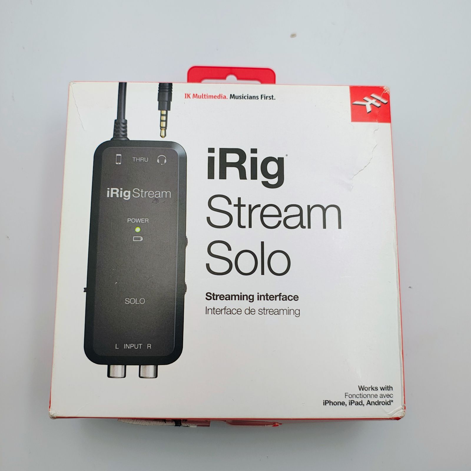 IK Multimedia iRig Stream Solo iPhone iPad Android ストリーミング