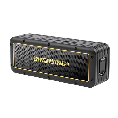 R★BOGASING G4 Bluetooth スピーカー ワイヤレス ブルートゥー ポータブル 50W迫力 大音量サウンド 重低音強化 24時間連続再生 DSP技術搭載 IPX7 防水 防塵 耐衝撃 アウトドア ぶるーとぅーすすぴーかー T ddcbfe44