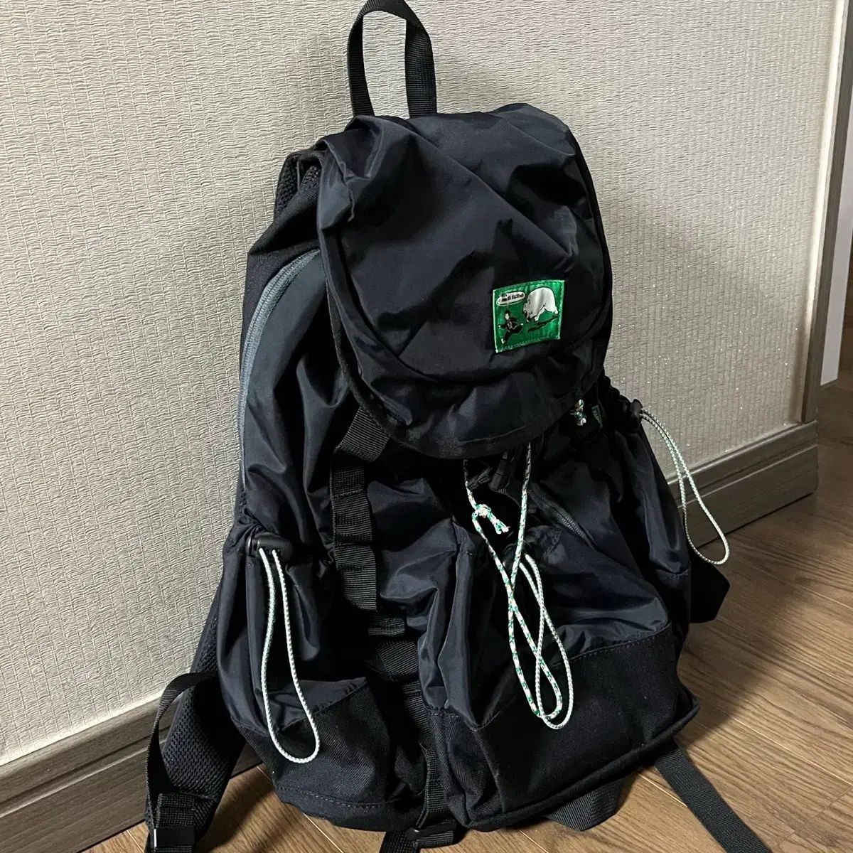(中古) パリティ ポケット リュックサック バックパック オリジナル ブラック