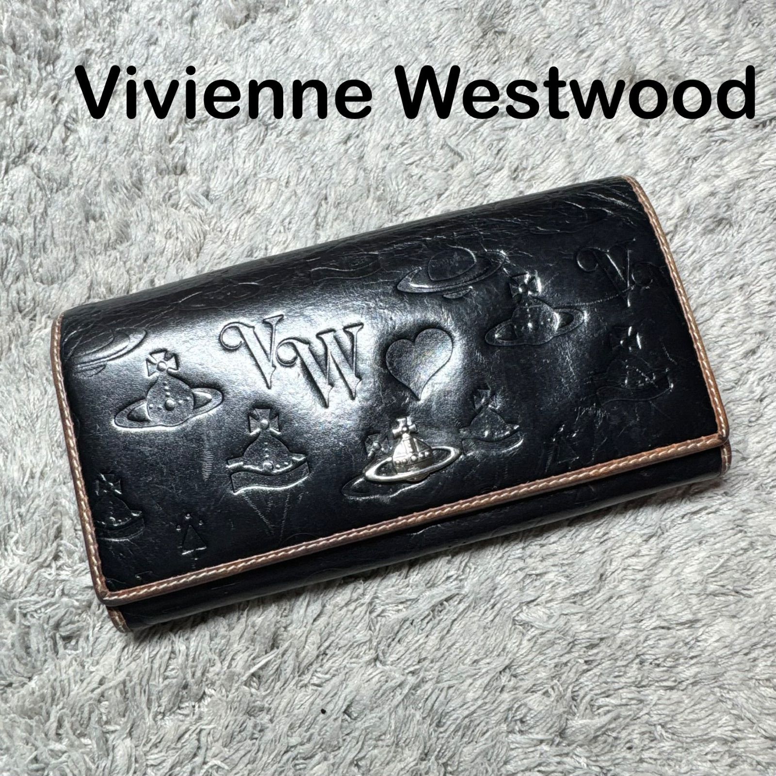 Vivienne Westwood ヴィヴィアンウエストウッド 長財布 エンボス
