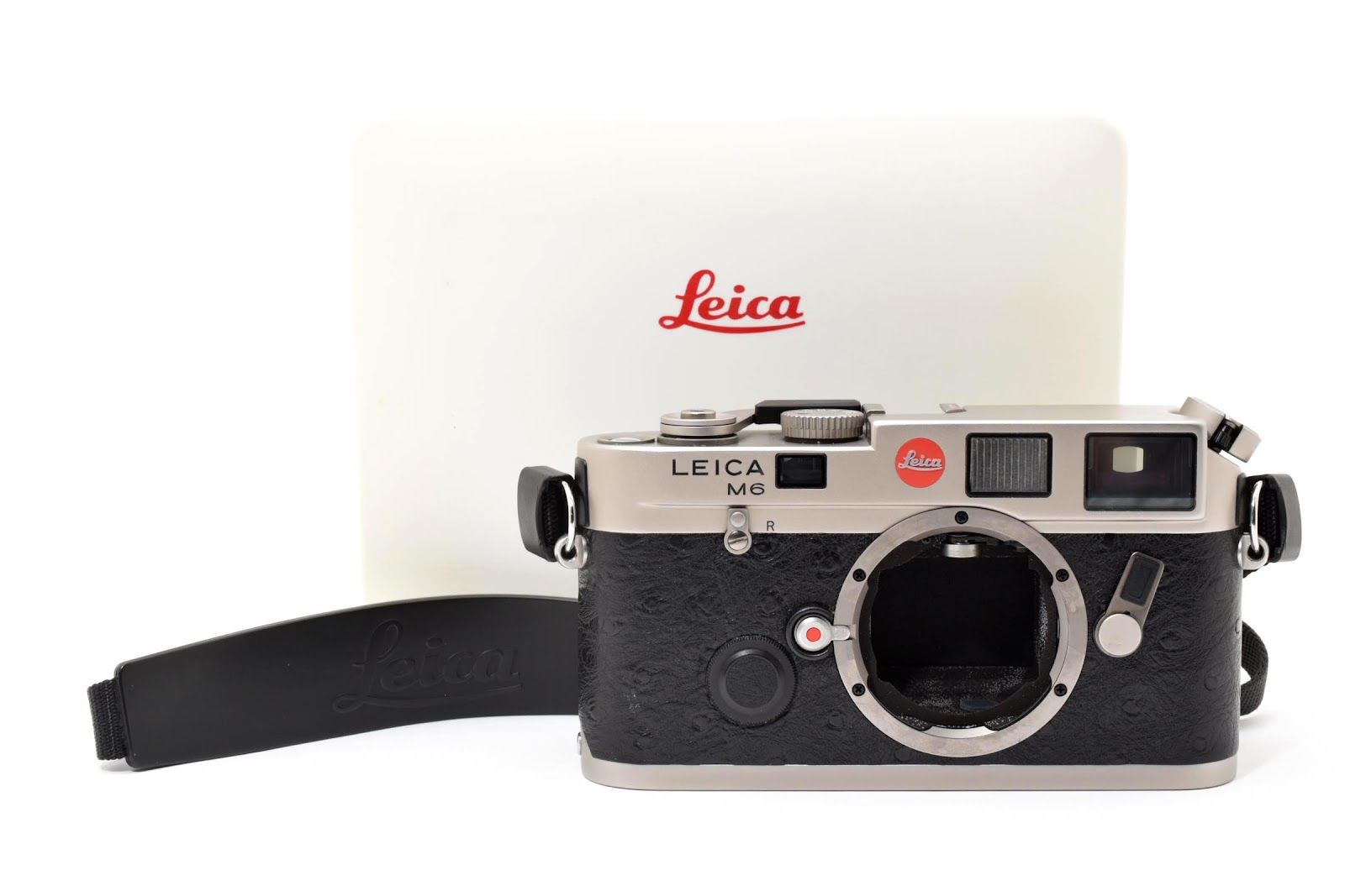 ★良品★ ライカ Leica M6 Titanチタン ボディ 216万台 ケース/ストラップ付 レンジファインダー ★ #8442