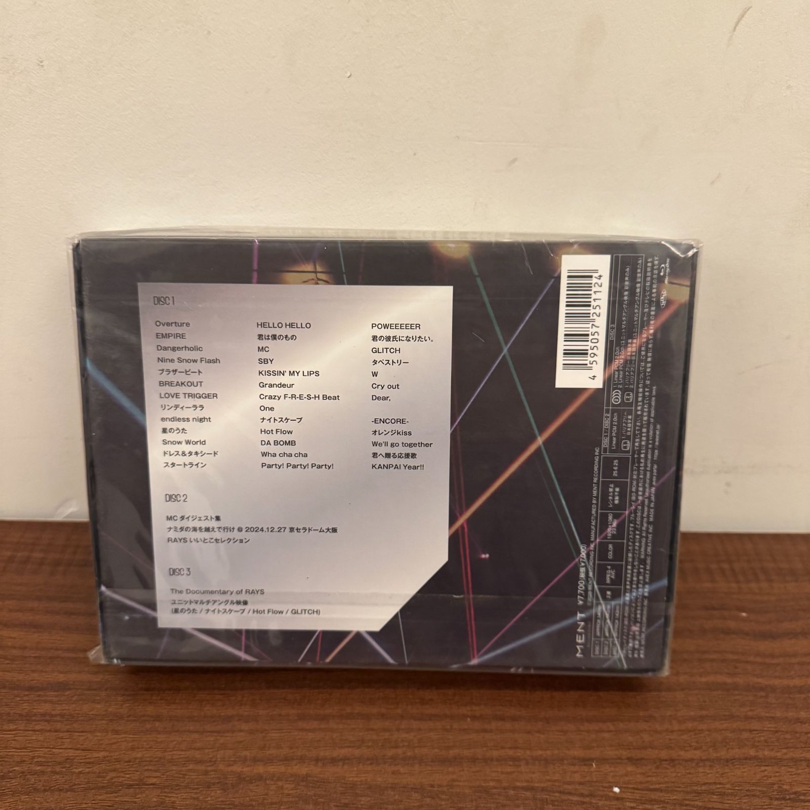 Blu-ray] MENT Snow Man Dome Tour 2024 RAYS 初回盤 Blu-ray3枚組
