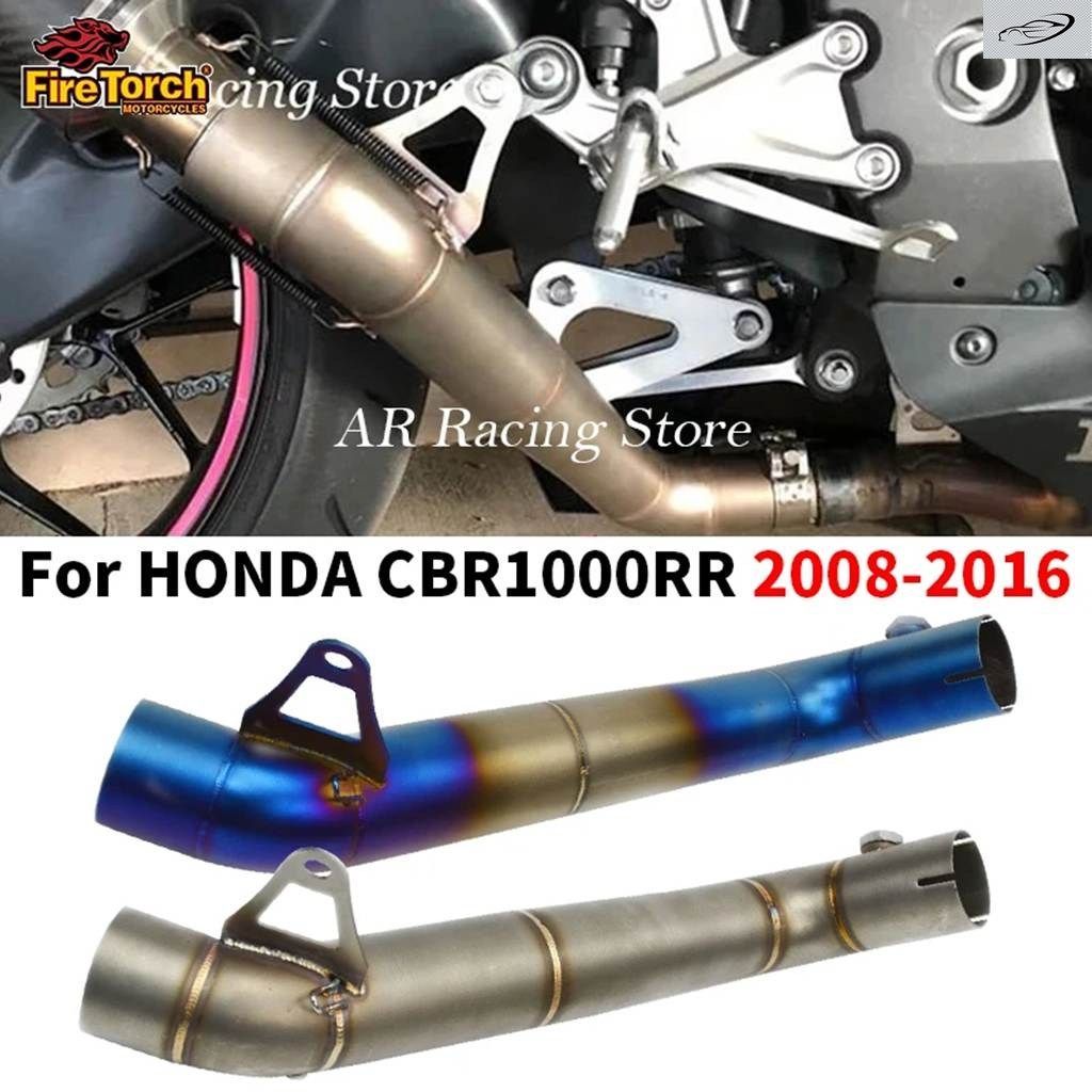 ホンダ CBR1000RR 2008 - 16 オートバイ 60MM エキゾースト ミドルリンク パイプ ESPACE MOTO