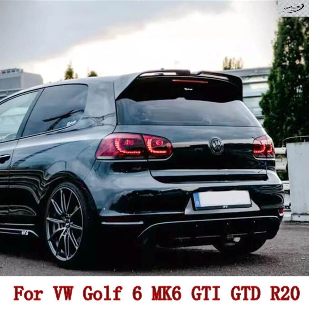 OETTINGER スタイル リアルーフスポイラー リップウィングスポイラー フォルクスワーゲン VW ゴルフ 6 MK6 GTI GTD R20 2008 - 13 車用 13,636円