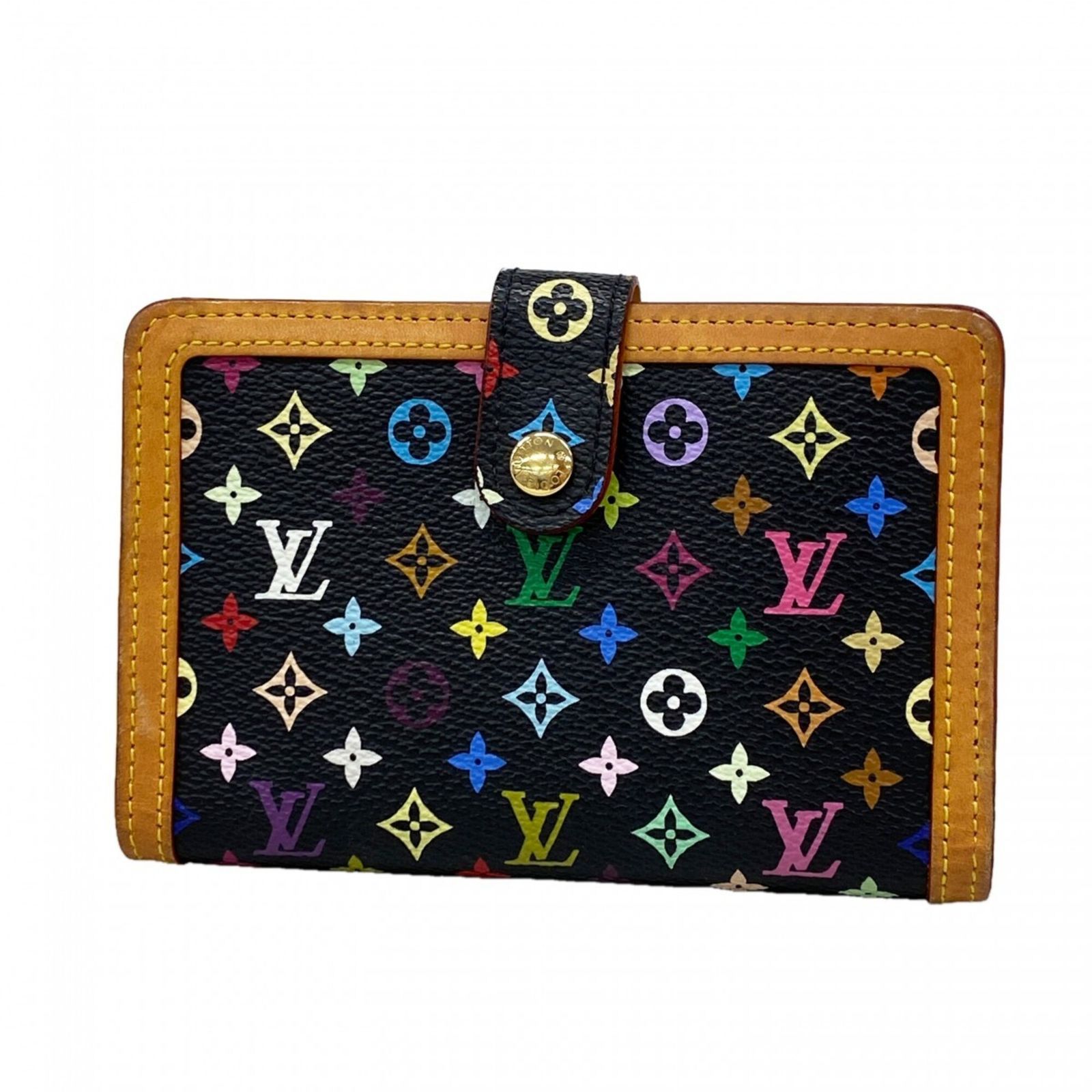 ルイ・ヴィトン(Louis Vuitton) ルイ・ヴィトン 財布 モノグラム・マルチカラー ポルトモネビエヴィエノワ M92988 ノワールレディース