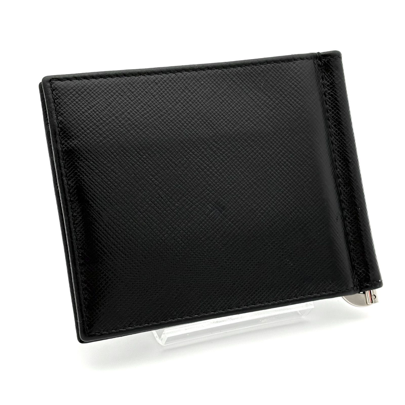 PRADA プラダ マネークリップ サフィアーノ NERO ブラック 2893 【公式
