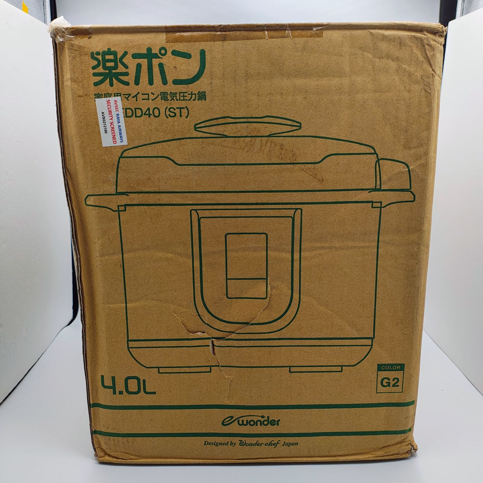 ワンダーシェフ マイコン電気圧力鍋 4L スターターセット OEDD40 未