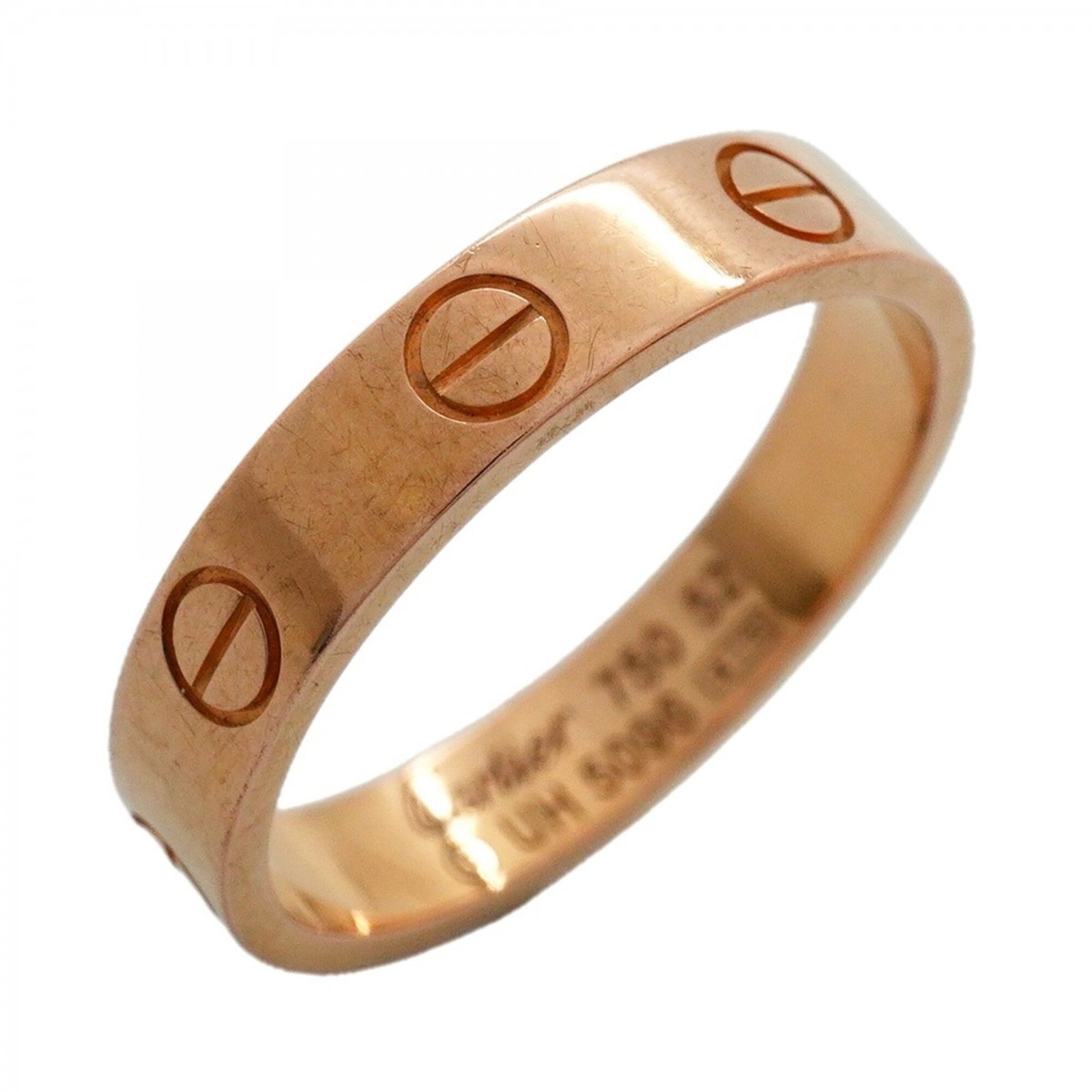カルティエ(Cartier) カルティエ リング ミニラブ 18KPG ピンクゴールド ＃52レディース P3127456
