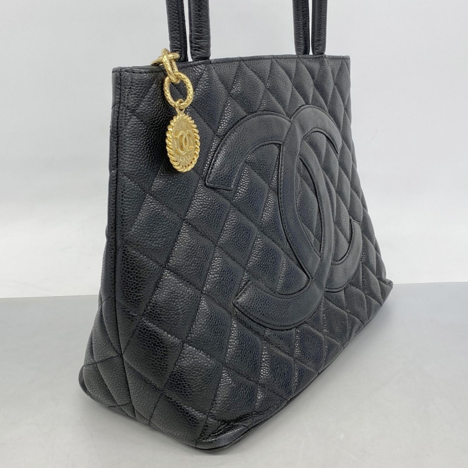 シャネル(Chanel) シャネル トートバッグ 復刻トート キャビアスキン