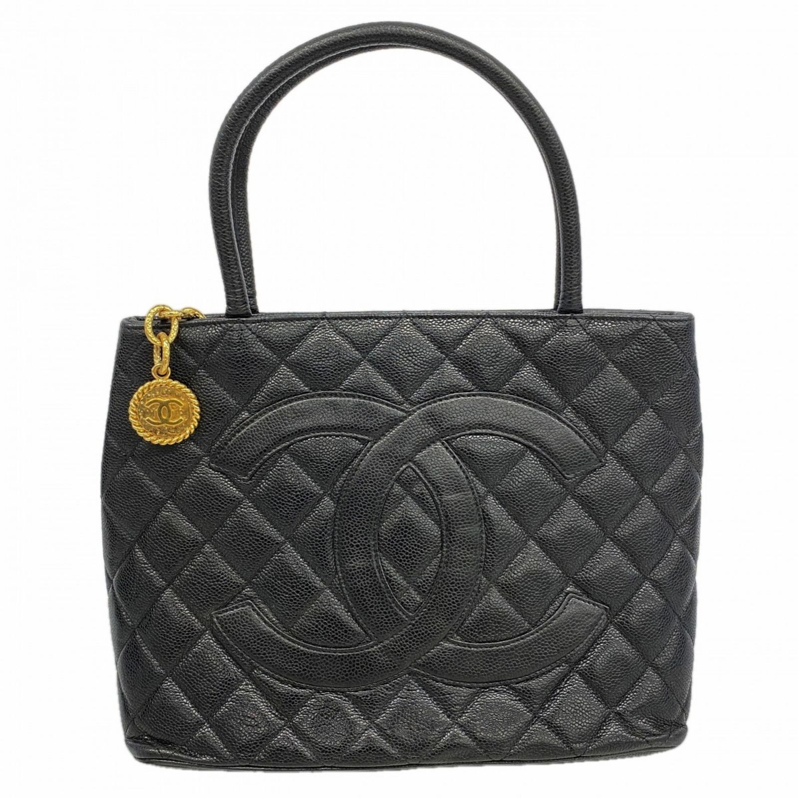 シャネル(Chanel) シャネル トートバッグ 復刻トート キャビアスキン 