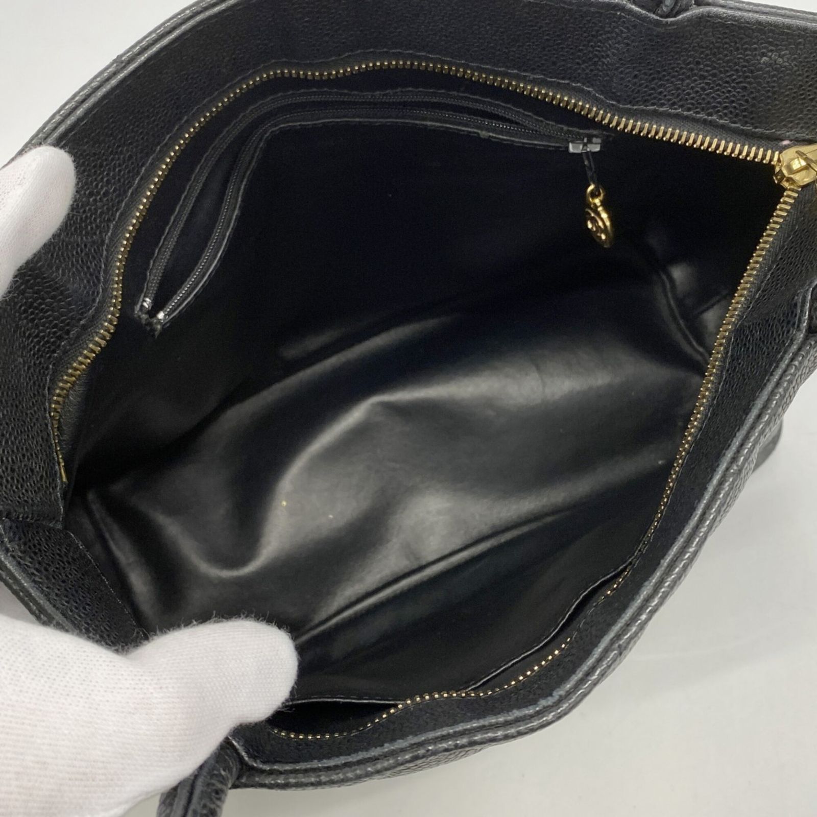 シャネル(Chanel) シャネル トートバッグ 復刻トート キャビアスキン