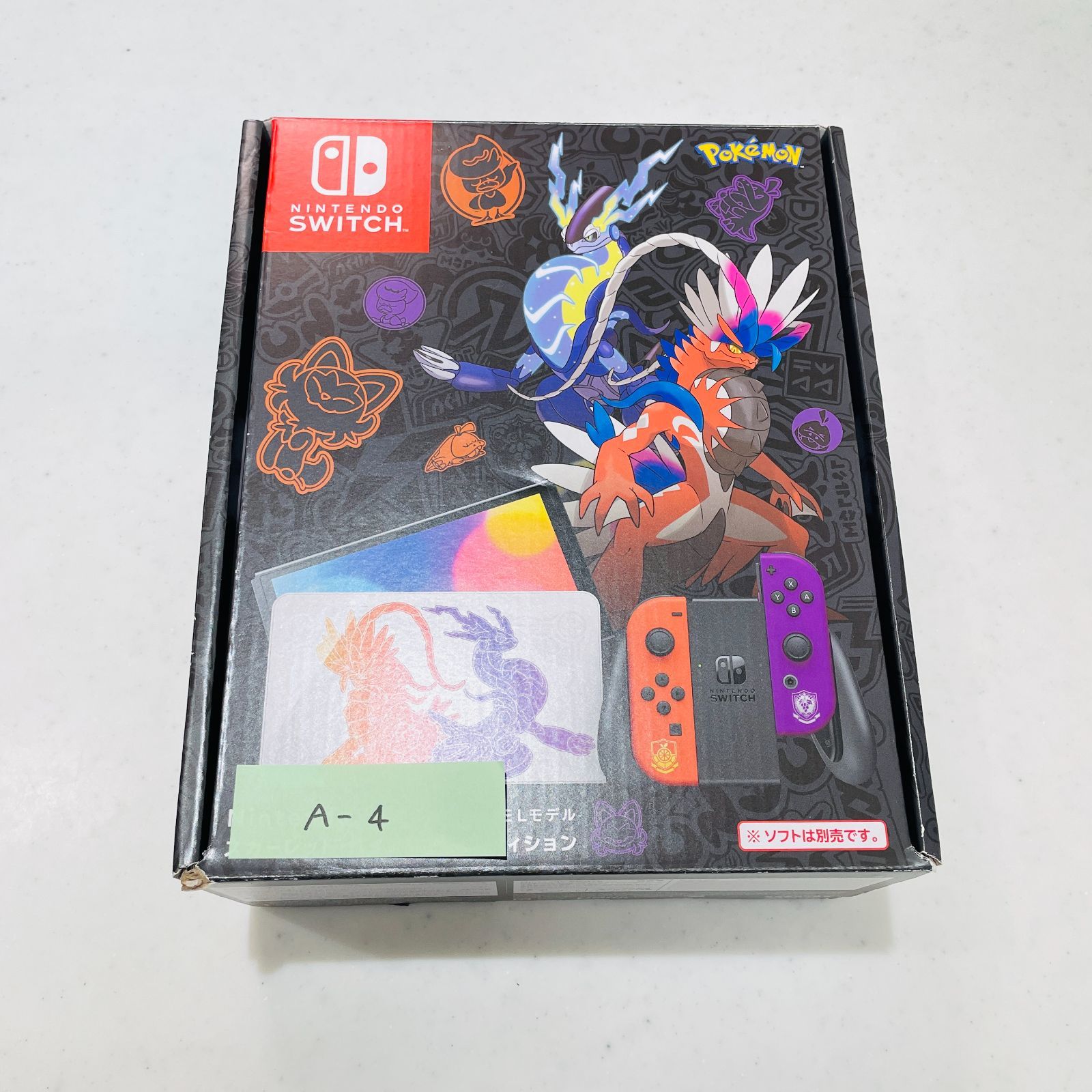 付属品完備 完品 有機ELモデル Nintendo Switch ポケモン スカーレット