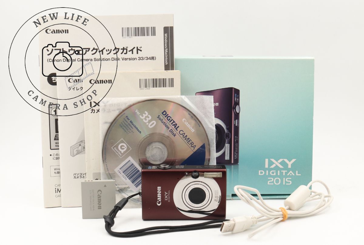 Canon IXY DIGITAL 20IS本体と付属品 極上品☆Canon キヤノン IXY DIGITAL 20IS コンパクトデジタルカメラ