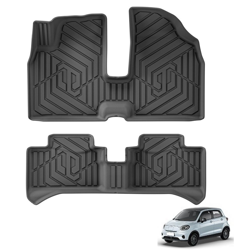リープモーターT03 EV 2024 2025 2026 車用フロアマット トランクパッド TPE 3Dフットマット 無臭トレイ アントアクセサリー ブラック