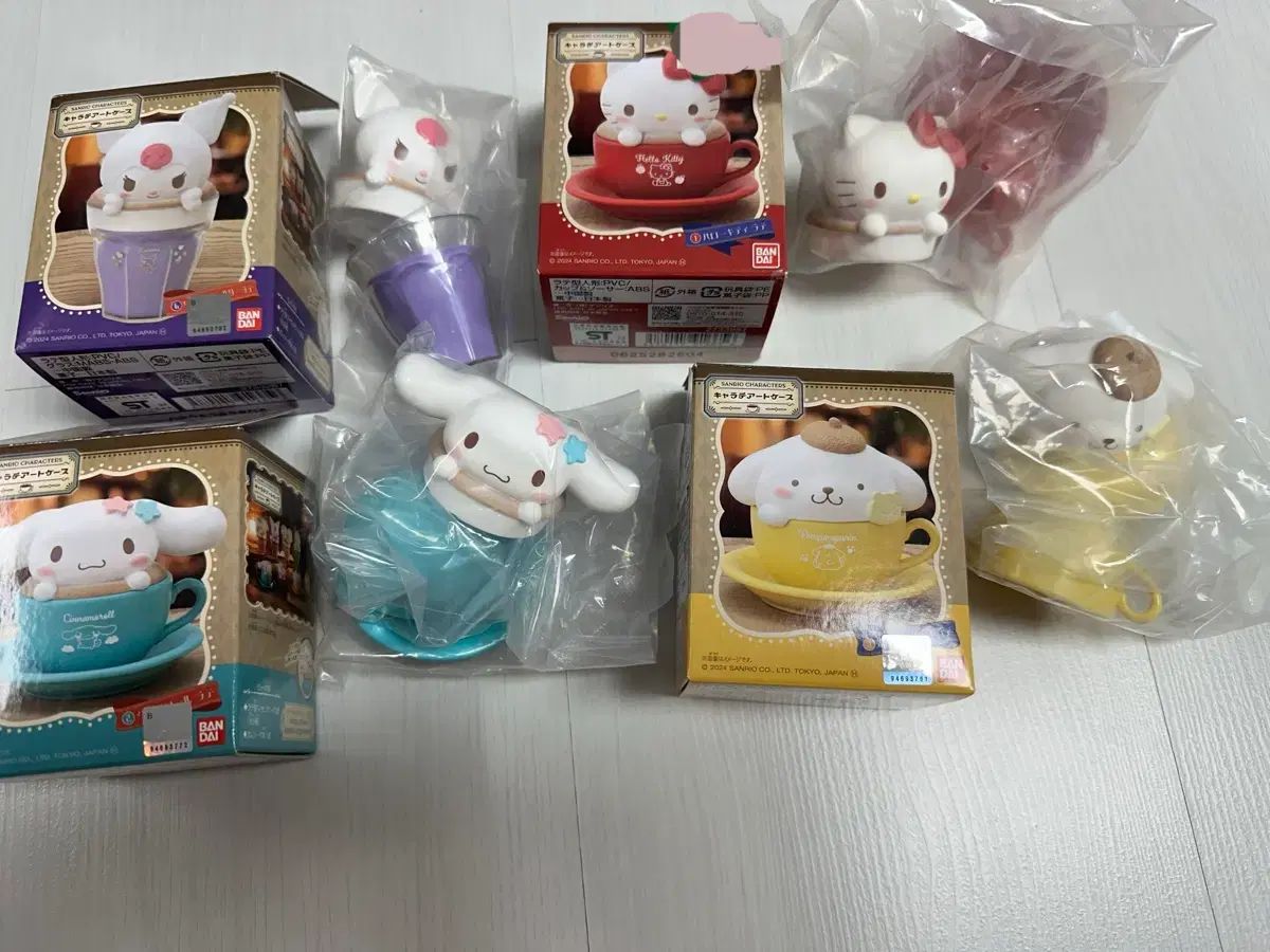 サンリオ ラテアート ハローキティ ポムポムプリン シナモロール クロミ まとめ (バラ売りX)