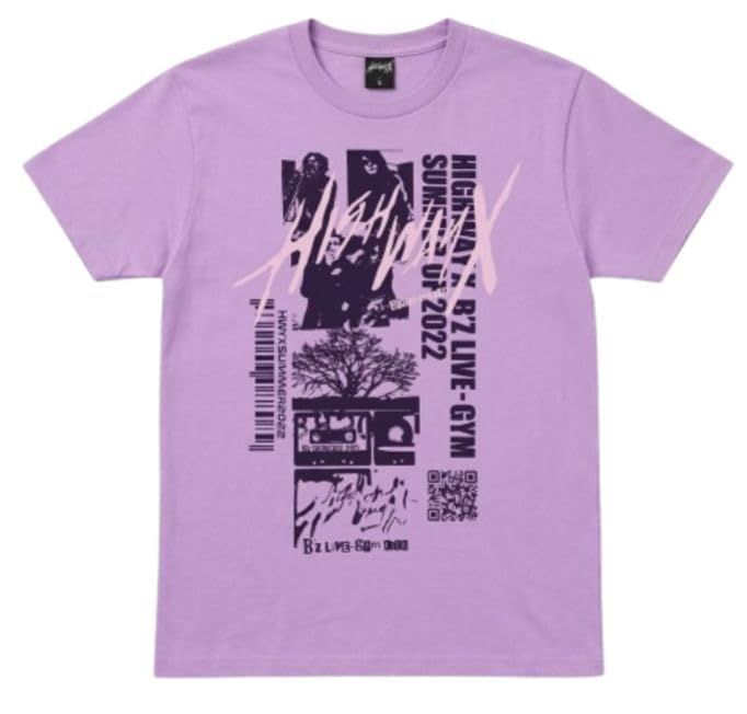 B'z ビーズ 稲葉浩志 LIVE-GYM 2022 -Highway X Tシャツ XL 紫 - メルカリ