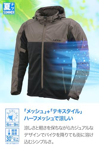 デイトナ(Daytona) バイク ジャケット 夏 メッシュ ソフトプロテクター