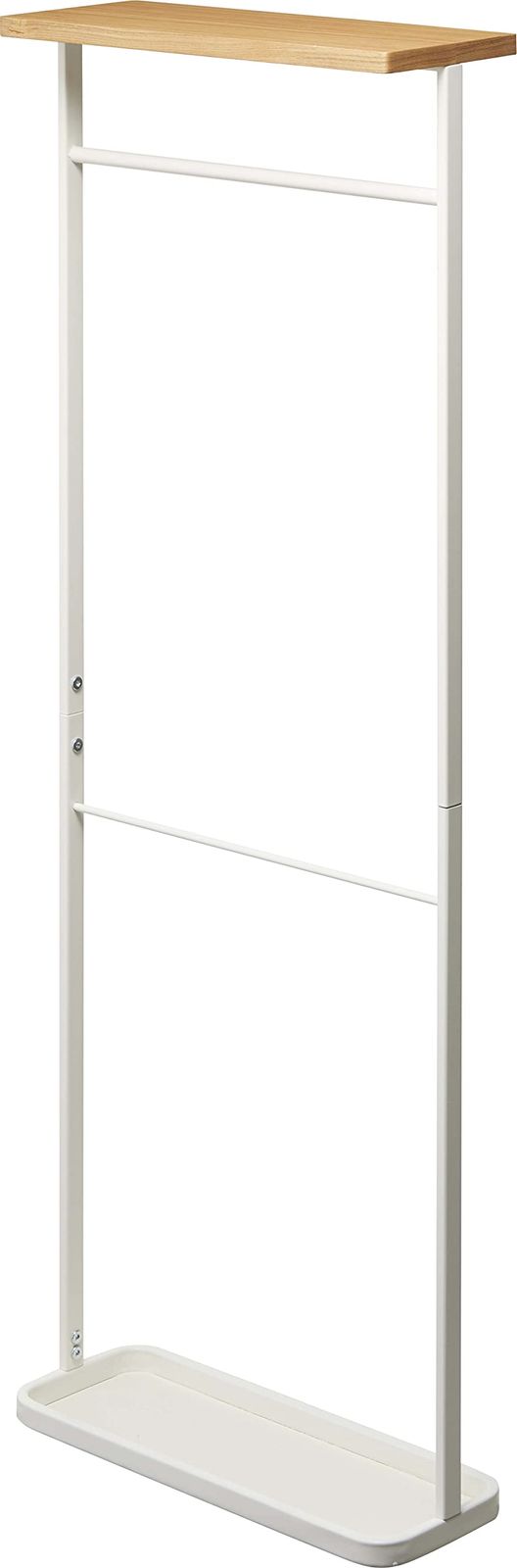山崎実業(Yamazaki) 天板付き引っ掛け傘立て ホワイト 約W40XD15XH112cm タワー 折り畳み傘も収納 小物が置ける天板付き フック付き 4970送料無料