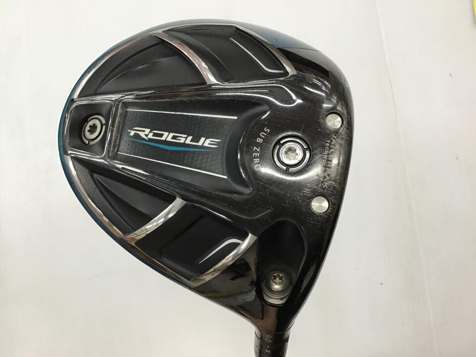 キャロウェイ　ROGUE SUB ZERO　9度　ﾂｱｰAD　TP-6純正ｼｬﾌﾄ　Sフレックス　ドライバー　中古【最短即日発送】