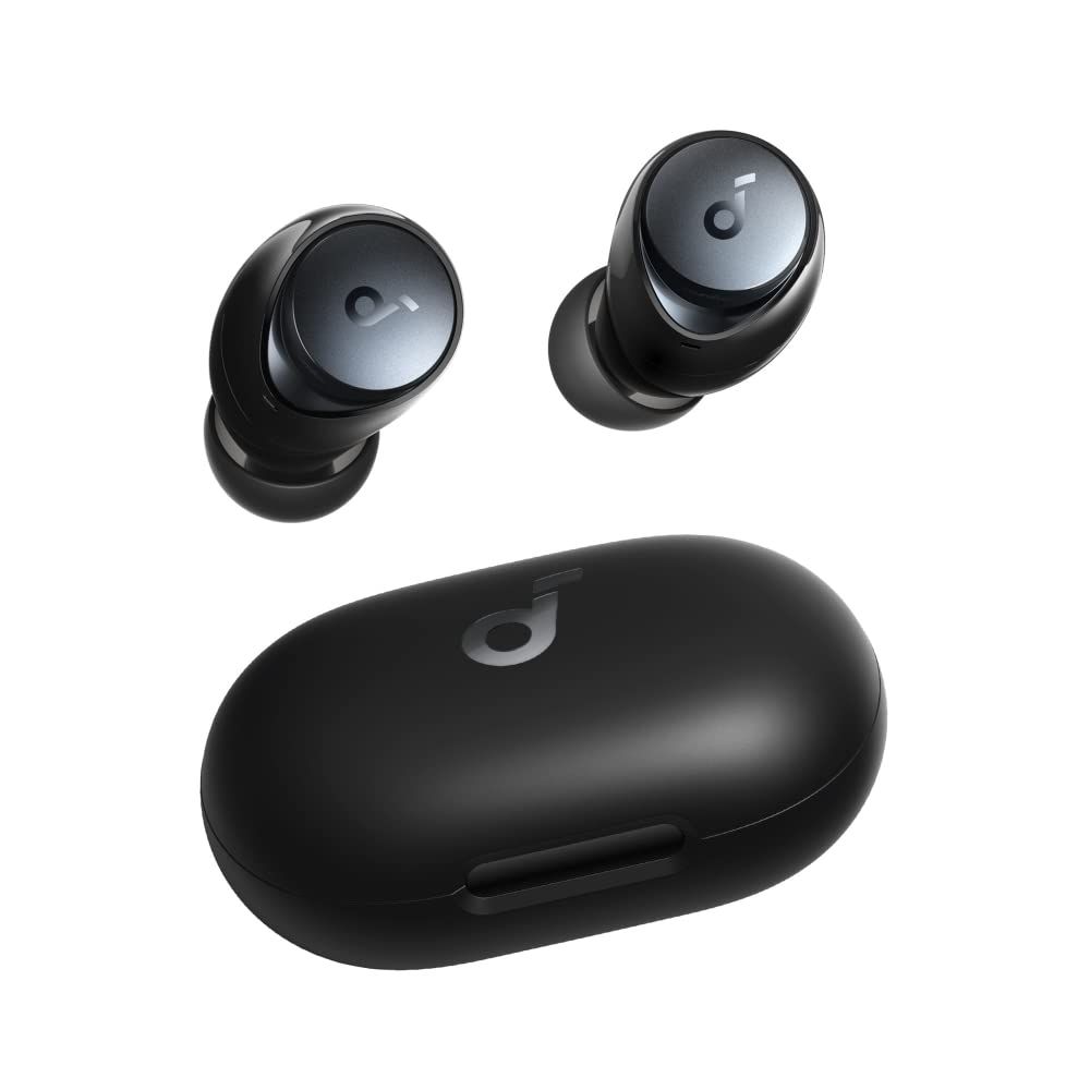 Anker Soundcore Space A40（完全ワイヤレスイヤホン）【最大50時間再生 / 小型軽量/ウルトラノイズキャンセリング 2.0 / ハイレゾ/LDAC/マルチポイント対応/ワイヤレス充電/外音取り込み/マイク内蔵/PSE技術基 [ブラック]