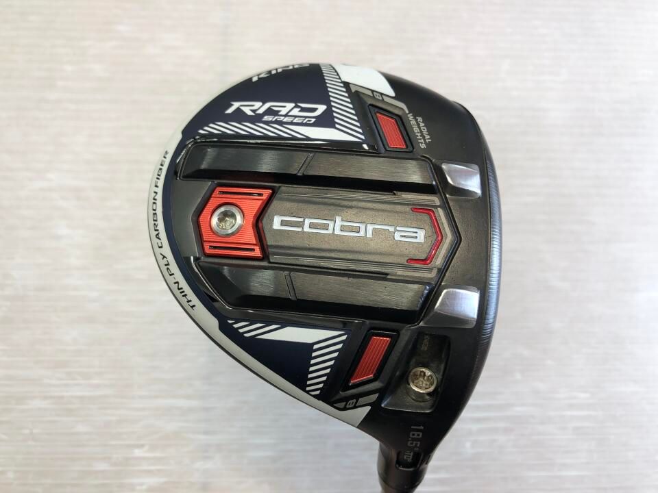 コブラ　KING RADSPEED Peacoat/Red US　18.5度　TENSEI AV Blue 65　Sフレックス　フェアウェイウッド　中古　ゴルフドゥ！NEXT昭島武蔵野店【最短即日発送】