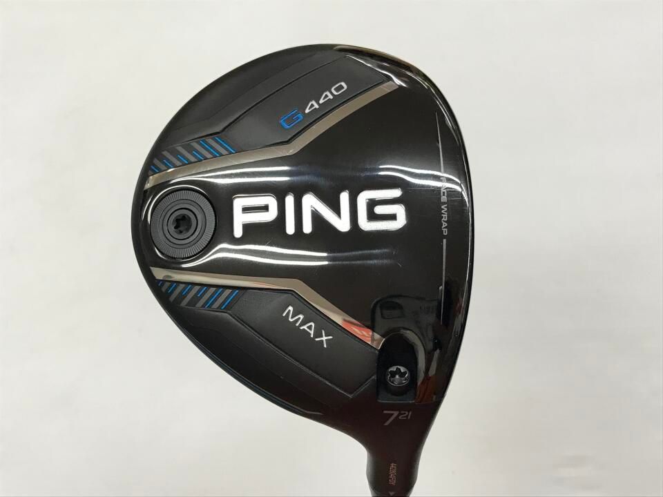 ピン　G440 MAX　21度　TOUR 2.0 BLACK 75　Sフレックス　フェアウェイウッド　中古【最短即日発送】