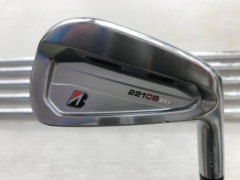ブリヂストン　221CB　ダイナミックゴールド 105　S200フレックス　アイアンセット　中古【最短即日発送】