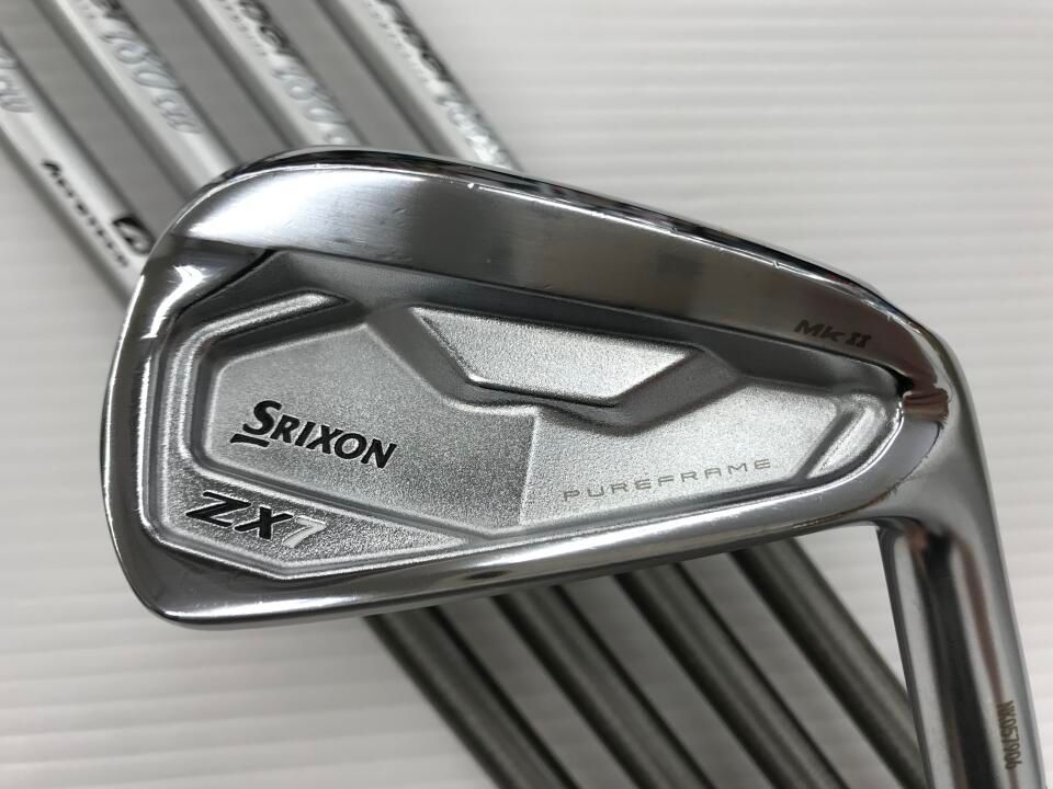 チェコのティーフオーツーのセット ダンロップ SRIXON ZX7 Mk2 SteelFiber i80 Sフレックス アイアン