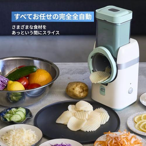 T-PROFESSIONAL 電動スライサー/野菜カッター/フードプロセッサー 洗いやすい 5種類刃付き 千切り・スライス・みじん切り・おろし対応 コンパクト収納 家庭用 時短調理 安全装置付き送料無料 T-PROFESSIONAL 電動スライサー/野菜カッター/フードプロセッサー 洗いやすい 5種類刃付き 千切り・スライス・みじん切り・おろし対応 コンパクト収納 家庭用 時短調理 安全装置付き送料無料