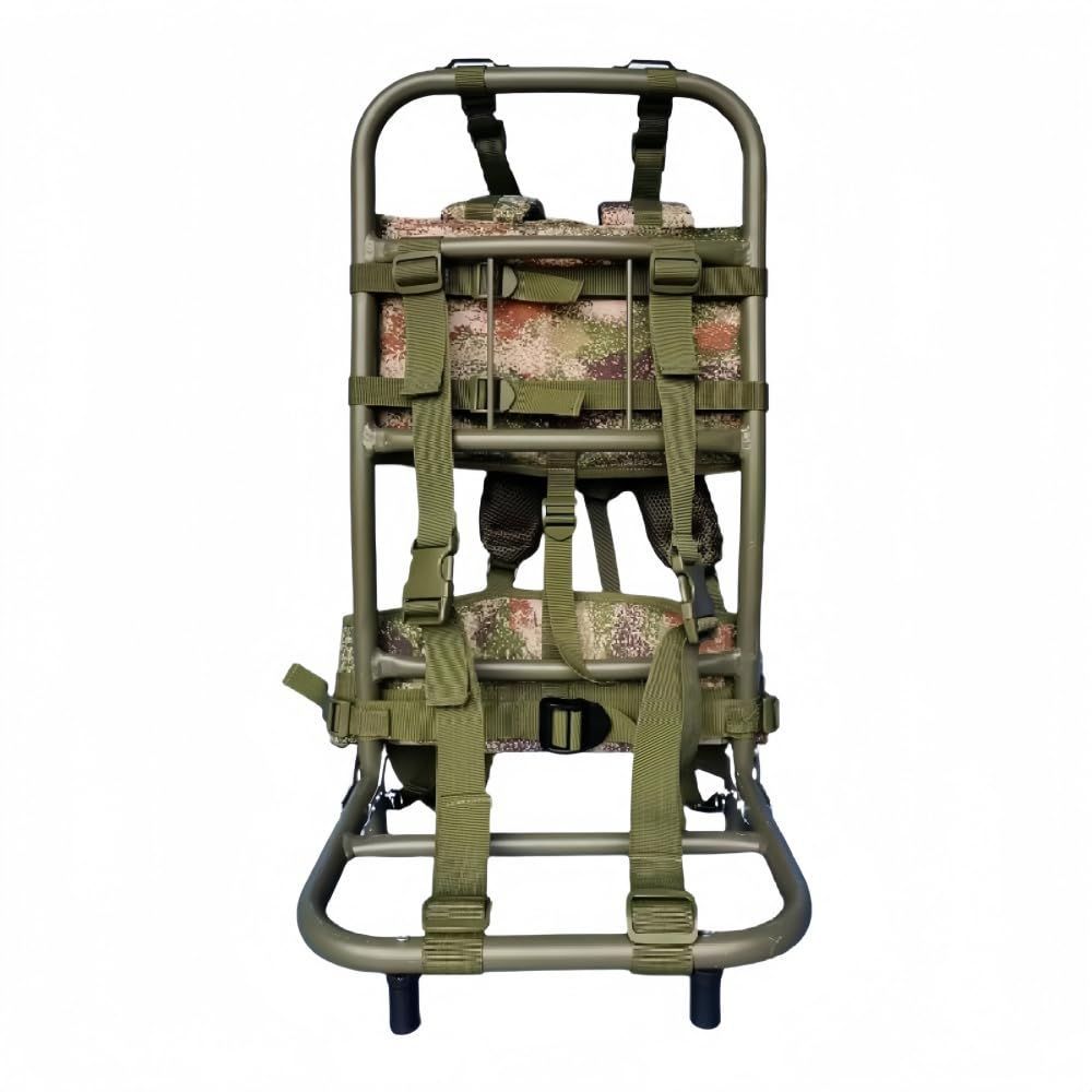 【特価商品】折りたたみ式 トレッキング 登山 アウトドア 軽量 キャンプ 釣り バックパック外枠 多用途 頑丈 耐荷重60KG 携帯便利 ポータブル アルミ合金 登山用 ハイキング用品 キャリー 折りたたみ背負子